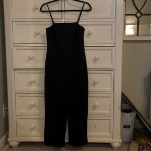 Wild Fable Black Cropped Jumpsuit